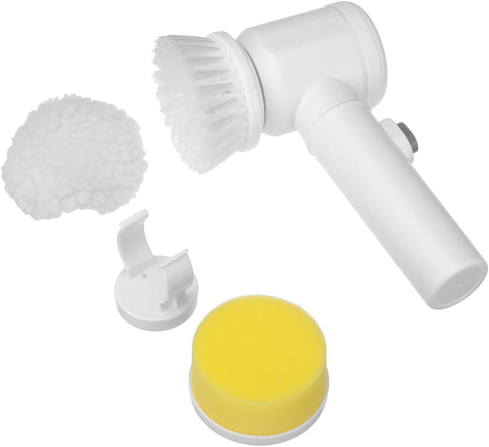 Wireless Electric Cleaning Brush with 3 Interchangeable Heads