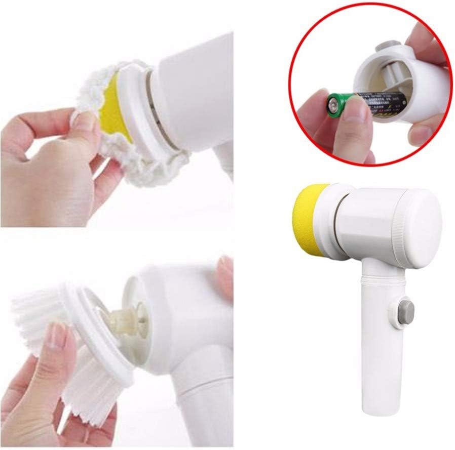 Wireless Electric Cleaning Brush with 3 Interchangeable Heads