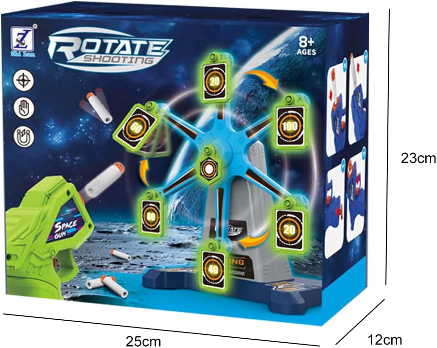 Rotate Shooting Target Game with Electric Spinning Wheel