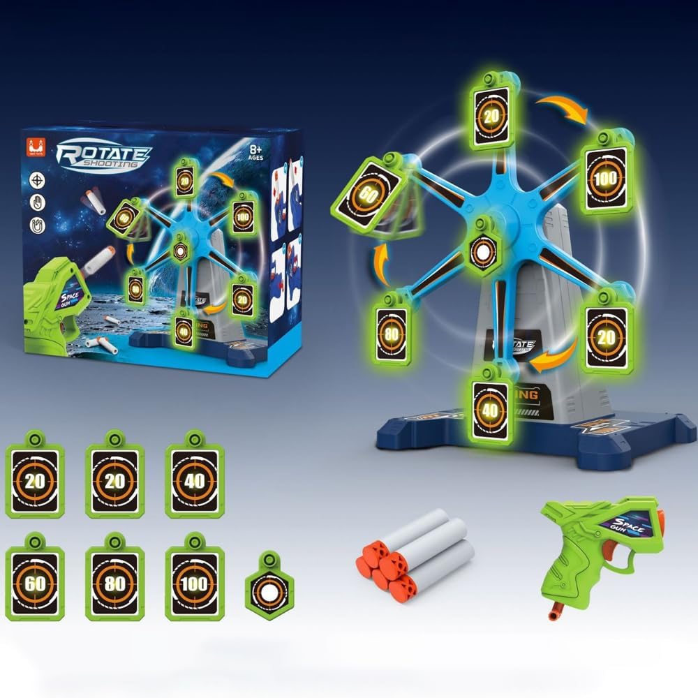 Rotate Shooting Target Game with Electric Spinning Wheel