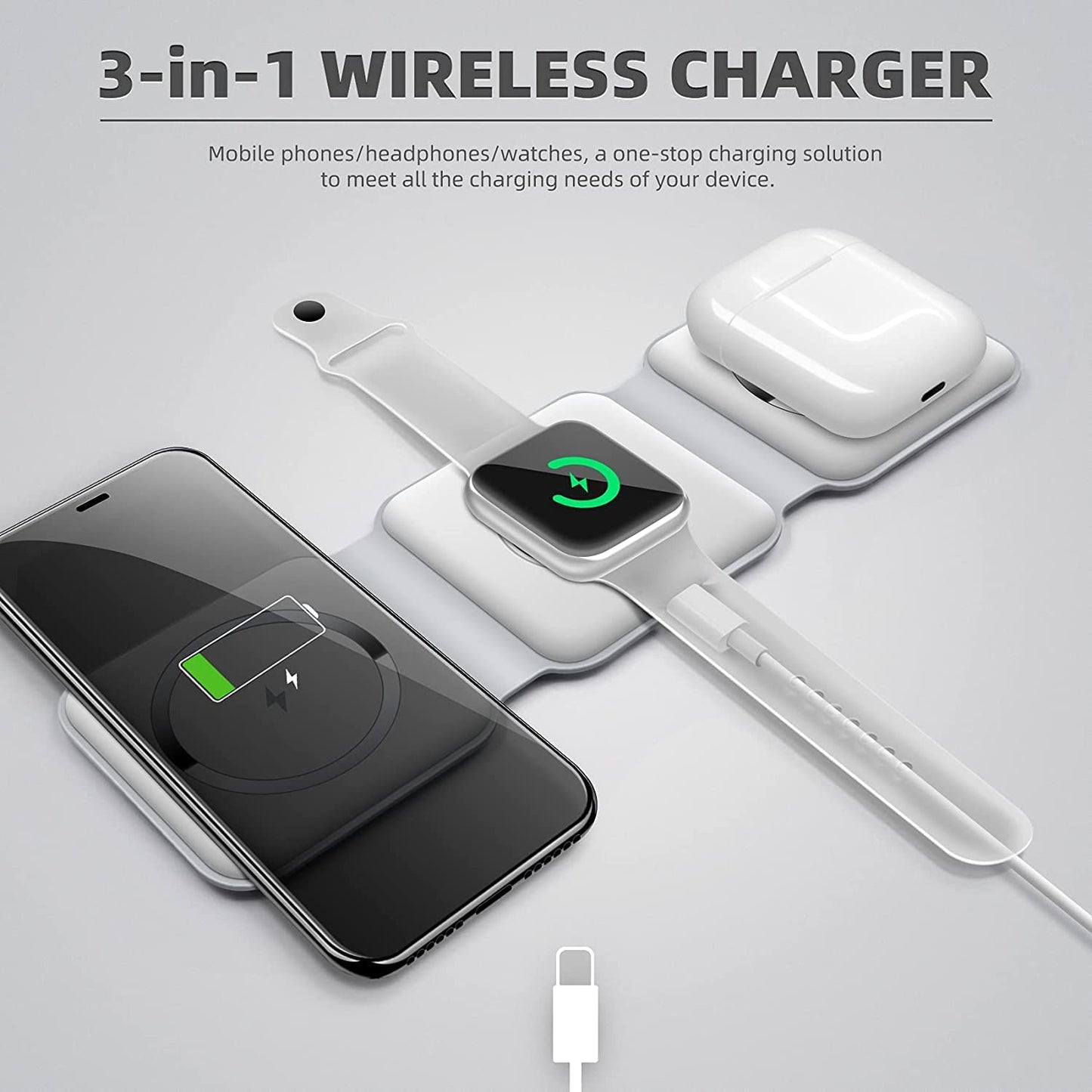 3 in 1 Wireless Charging Station