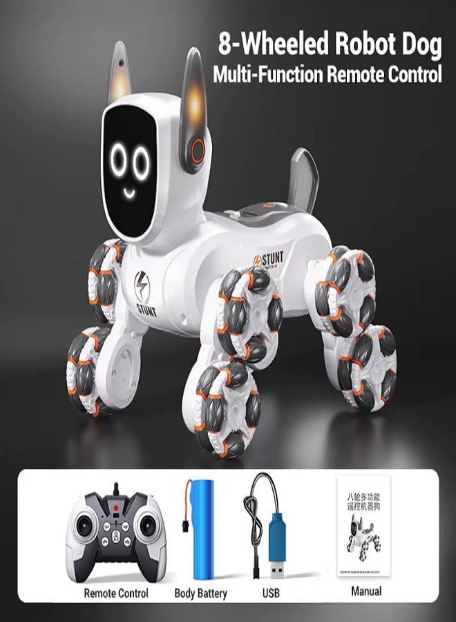 8‑Wheel RC Robot Dog