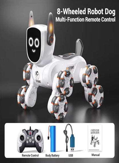 8‑Wheel RC Robot Dog