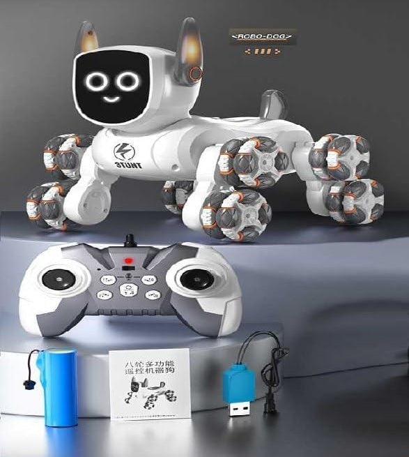 8‑Wheel RC Robot Dog